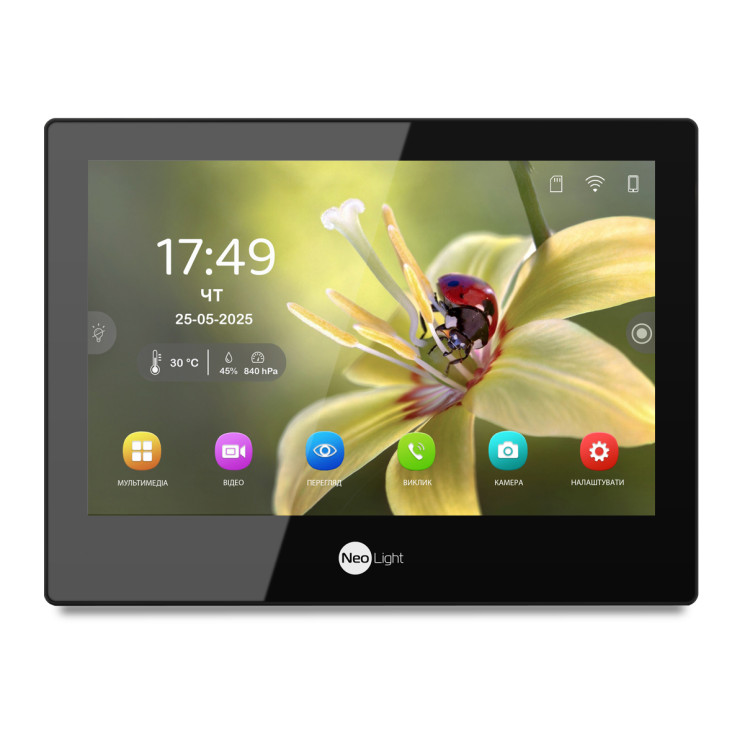 8" Відеодомофон NeoLight ALPHA Hybrid Black 8" Відеодомофон NeoLight ALPHA Hybrid Black