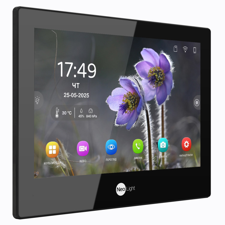 8" Відеодомофон NeoLight ALPHA Hybrid Black 8" Відеодомофон NeoLight ALPHA Hybrid Black