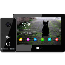 8" IPWO Комплект відеодомофона NeoLight ALPHA Hybrid IPWO KIT B/Black