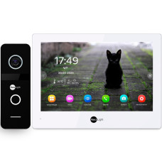 8" IP Комплект відеодомофона NeoLight ALPHA Hybrid IP KIT Black
