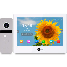 8" Комплект відеодомофона NeoLight ALPHA Hybrid HD Kit Silver