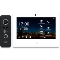 7" Комплект відеодомофона NeoKIT HD Pro WF Black