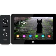 10" Комплект відеодомофона NeoLight MEZZO Hybrid HD Kit B/Black
