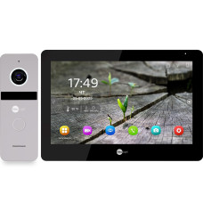 10" Комплект відеодомофона NeoLight MEZZO Hybrid HD Kit B/Silver