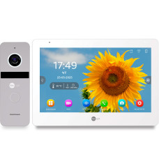 10" Комплект відеодомофона NeoLight MEZZO Hybrid HD Kit Silver