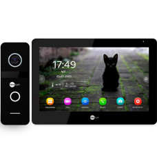 10" IP Комплект відеодомофона NeoLight MEZZO Hybrid IP KIT B/Black