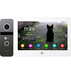 10" IP Комплект відеодомофона NeoLight MEZZO Hybrid IP KIT Graphite
