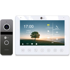 7" Комплект відеодомофона NeoKIT FHD Pro Graphite