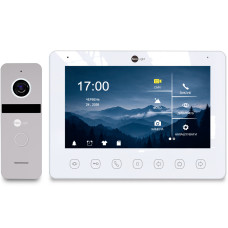 7" Комплект відеодомофона NeoKIT FHD Pro Silver