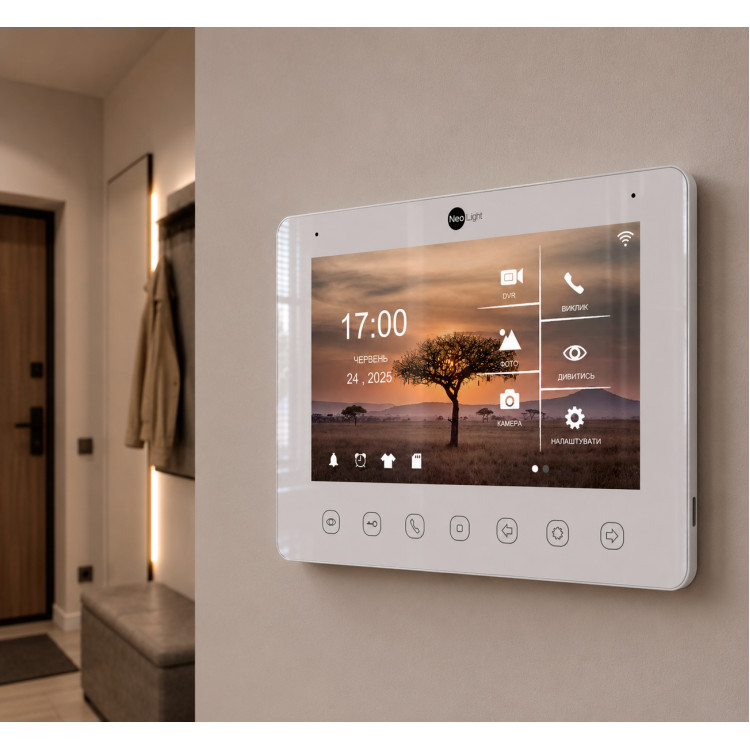 7" Відеодомофон NeoLight KAPPA+ HD WF 7" Відеодомофон NeoLight KAPPA+ HD WF