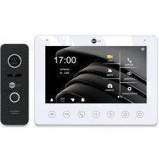 7" Комплект відеодомофона NeoKIT HD WF Black