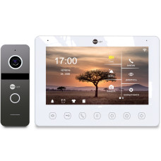 7" Комплект відеодомофона NeoKIT HD WF Graphite
