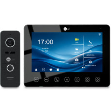 7" Комплект відеодомофона NeoKIT HD WF B/Black