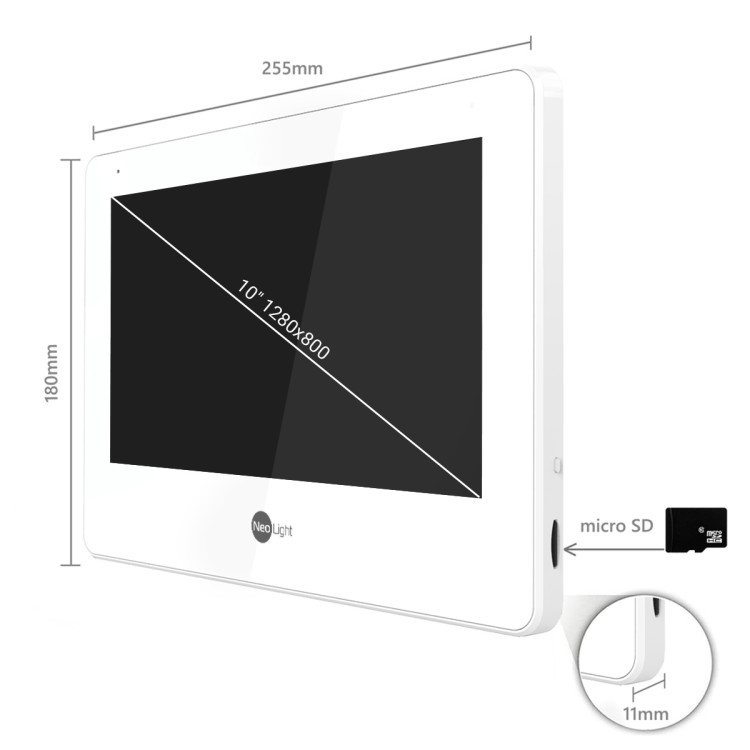10" Відеодомофон NeoLight MEZZO Hybrid 10" Відеодомофон NeoLight MEZZO Hybrid